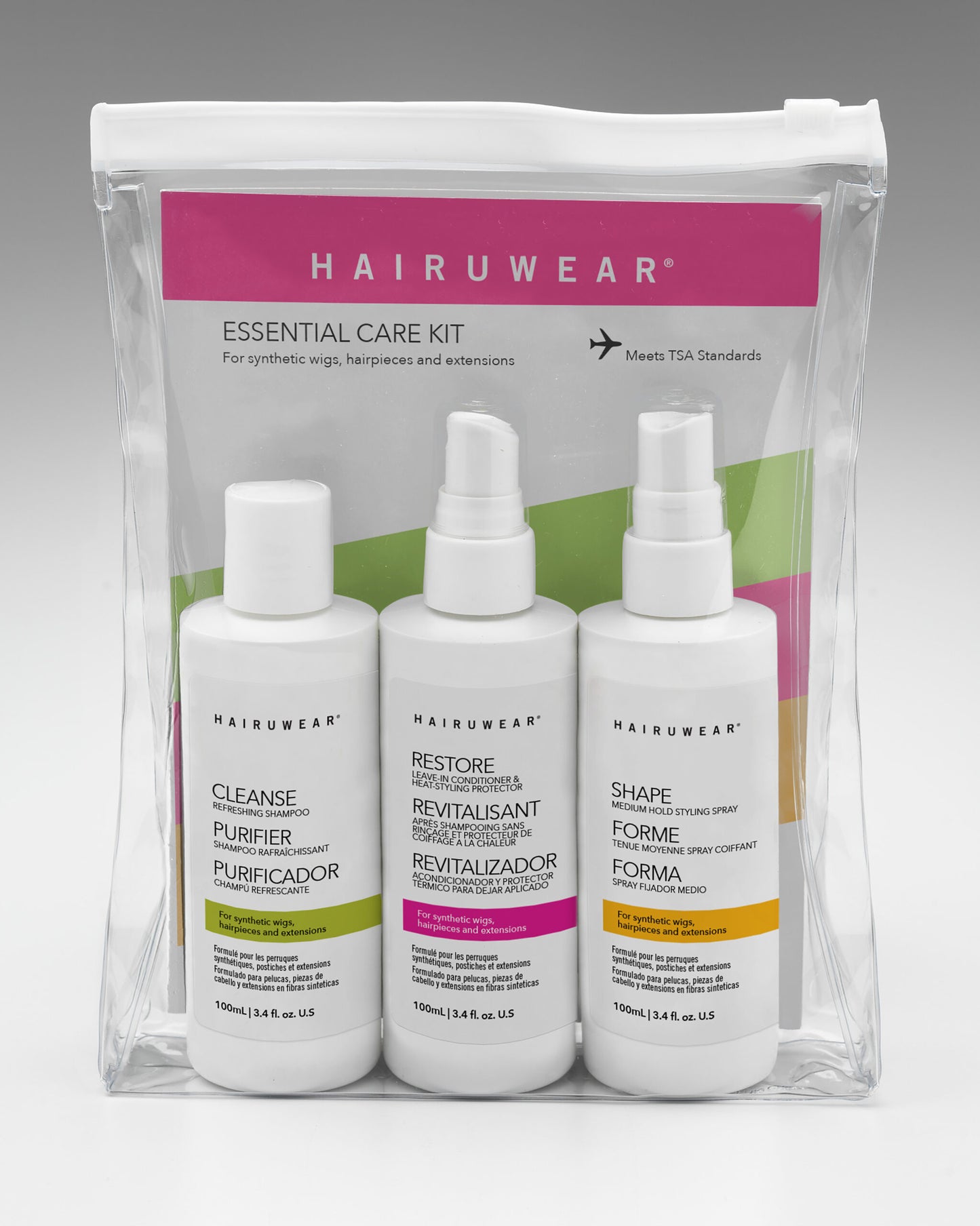 HairUWear - Essential Care Travel Kit