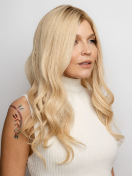 Darra Wig Lace Front Hand Tied Remy Human Hair by Amore