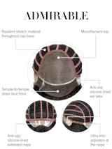 Admirable by HIM -  extended lace front, & monofilament, heat friendly