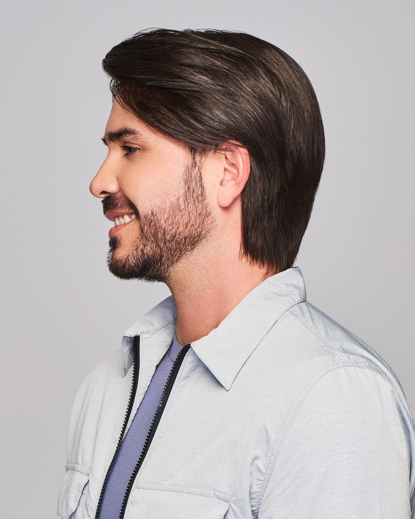 Sharp by HIM monofilament top, hand tied wefted back, lace front, human hair 60% /synthetic hair blend 40%