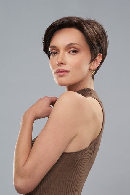 Luna by Jon Renau Lace Front (Extended Ear Lace)/Open Cap/Machine Wefted Back Heat Friendly Synthetic