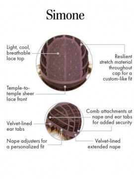 Simone by Kim Kimble - Lace Front Lace Top Heat Friendly