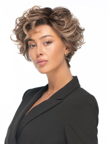 Twisted Pixie by Tressallure -  Lace Front Mono Top Heat Friendly